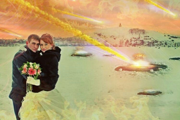 Feelings, wedding, photoshop #3 - Humor, The photo, Photoshop master, Wedding, Longpost