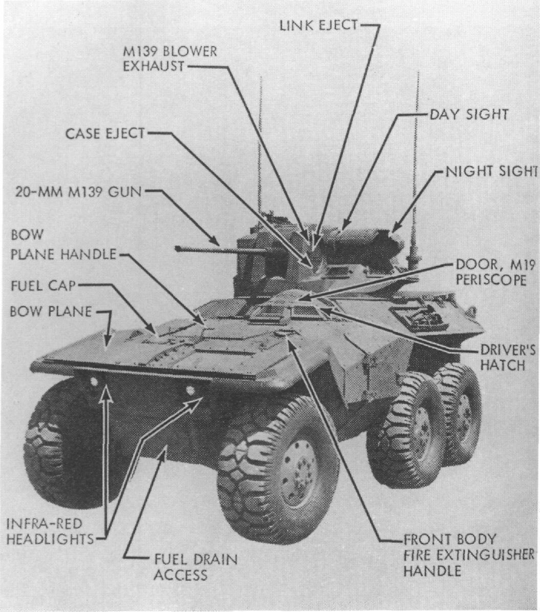 Lockheed XM-806 (XM-800W): бронированная боевая разведывательная машина |  Пикабу