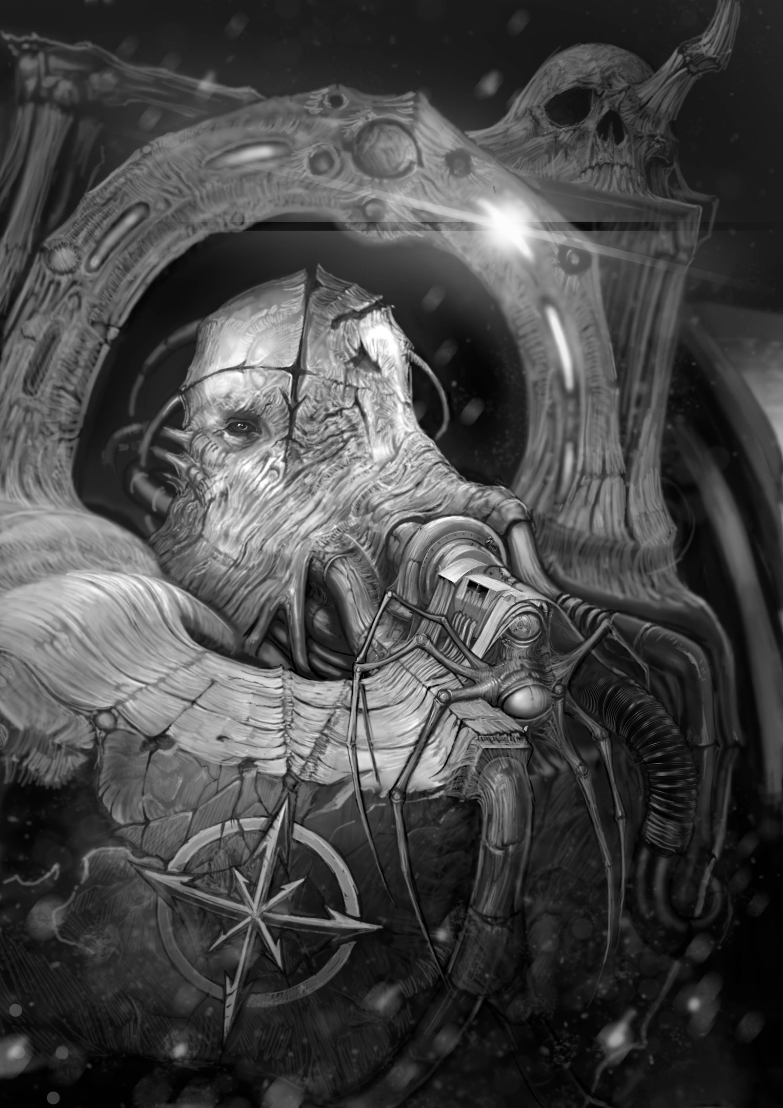 Typical Giger lover - Warhammer 40k, Chaos space marines, Wh Art