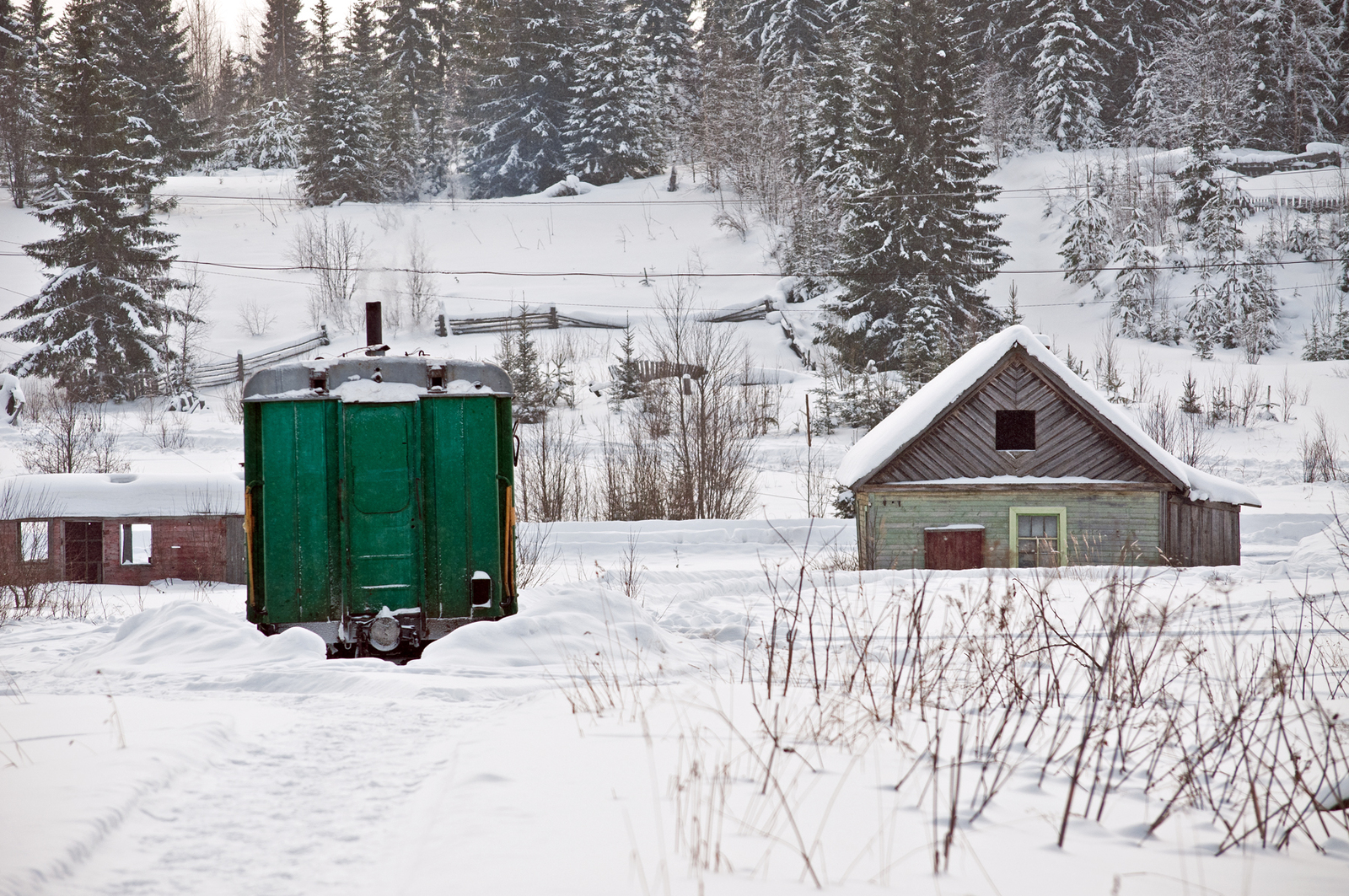 Seza village. - My, Russia, Railway, Narrow gauge, Russian North, Longpost