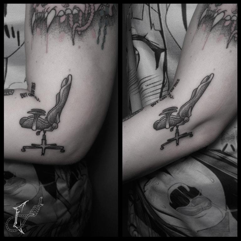 GIF tattoo - Tattoo, Armchair