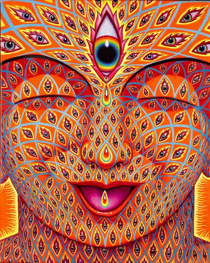 Some psychedelic art by Alec Gray - , Psychedelic, Art, Addiction, Longpost