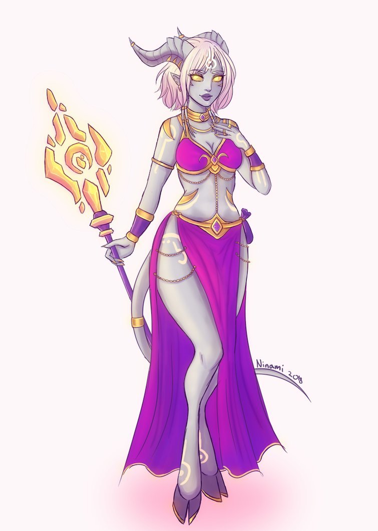 Illuminated by Light - Art, Draenei, Illuminated drains, World of warcraft, Warcraft