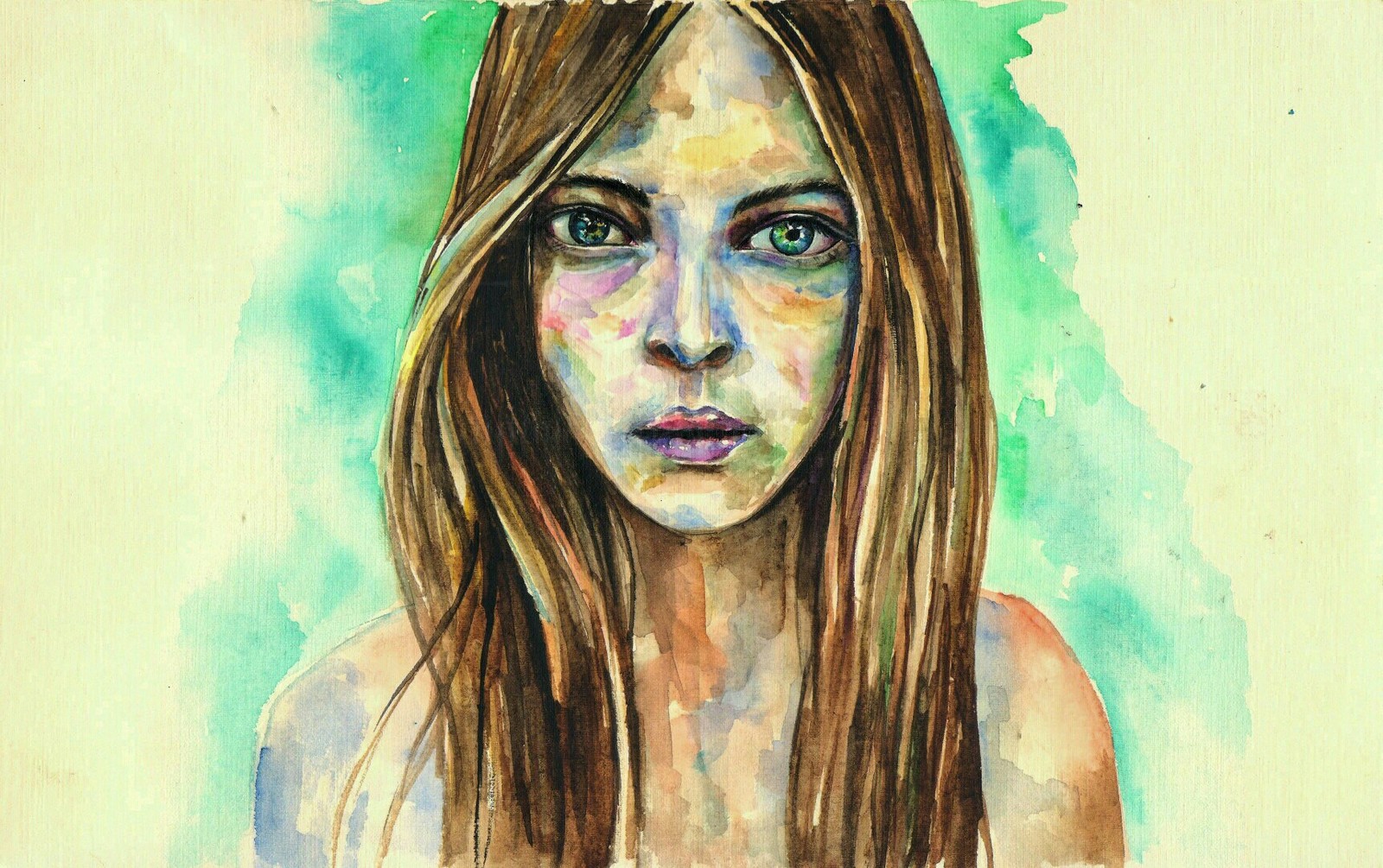 Contradictions or how I stopped keeping instagram. - My, Watercolor, Portrait, Sadness, Longpost