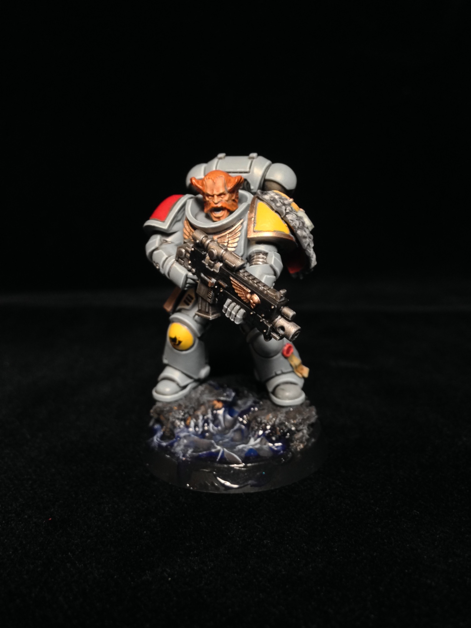 I am a woolly wolf! God, how good I am, how powerful my paws are! (C) - My, Warhammer 40k, Wh miniatures, Space wolves, Primaris space marines, Longpost