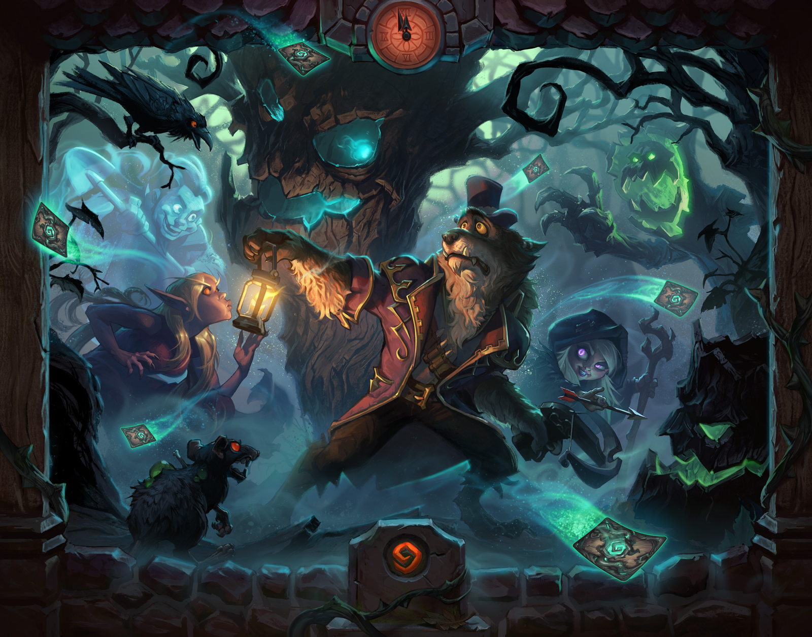 The Witchwood - Games, Art, Hearthstone, Worgen