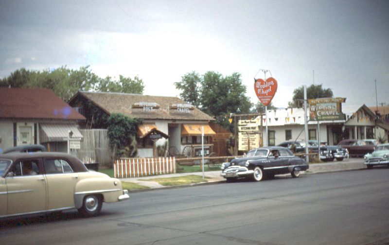 Las Vegas in the 50s. - Las Vegas, USA, Longpost, Retro, The photo