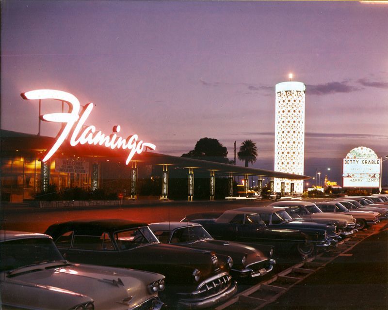 Las Vegas in the 50s. - Las Vegas, USA, Longpost, Retro, The photo