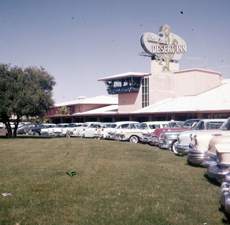 Las Vegas in the 50s. - Las Vegas, USA, Longpost, Retro, The photo