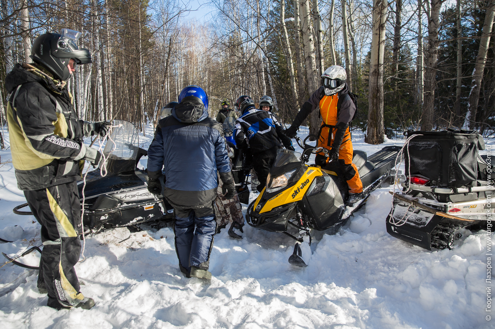 Here is such a job - a snowmobile guide - 4Photo post. For those who want to downvote, first comment) - My, , Snowmobile, , Longpost