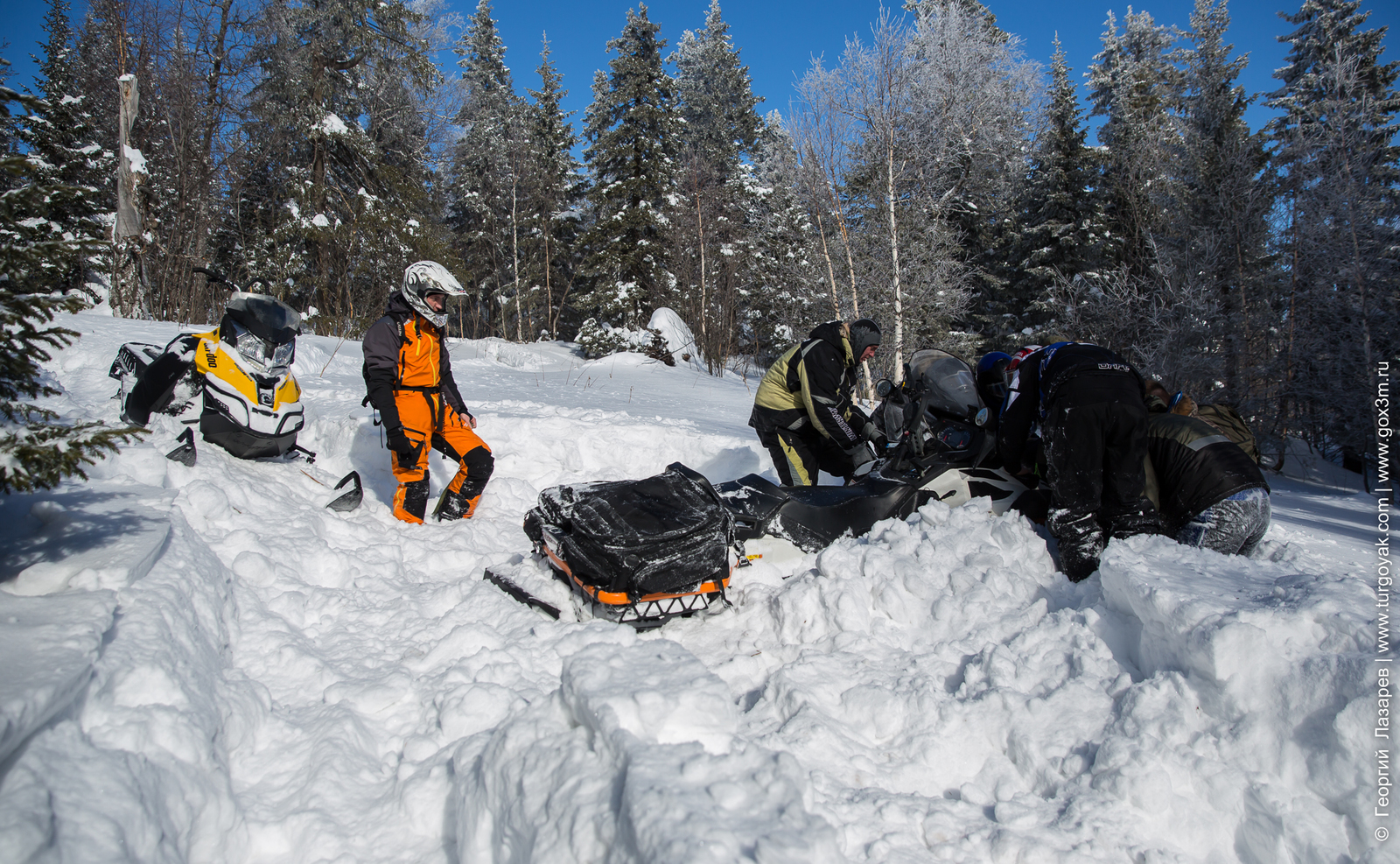 Here is such a job - a snowmobile guide - 4Photo post. For those who want to downvote, first comment) - My, , Snowmobile, , Longpost