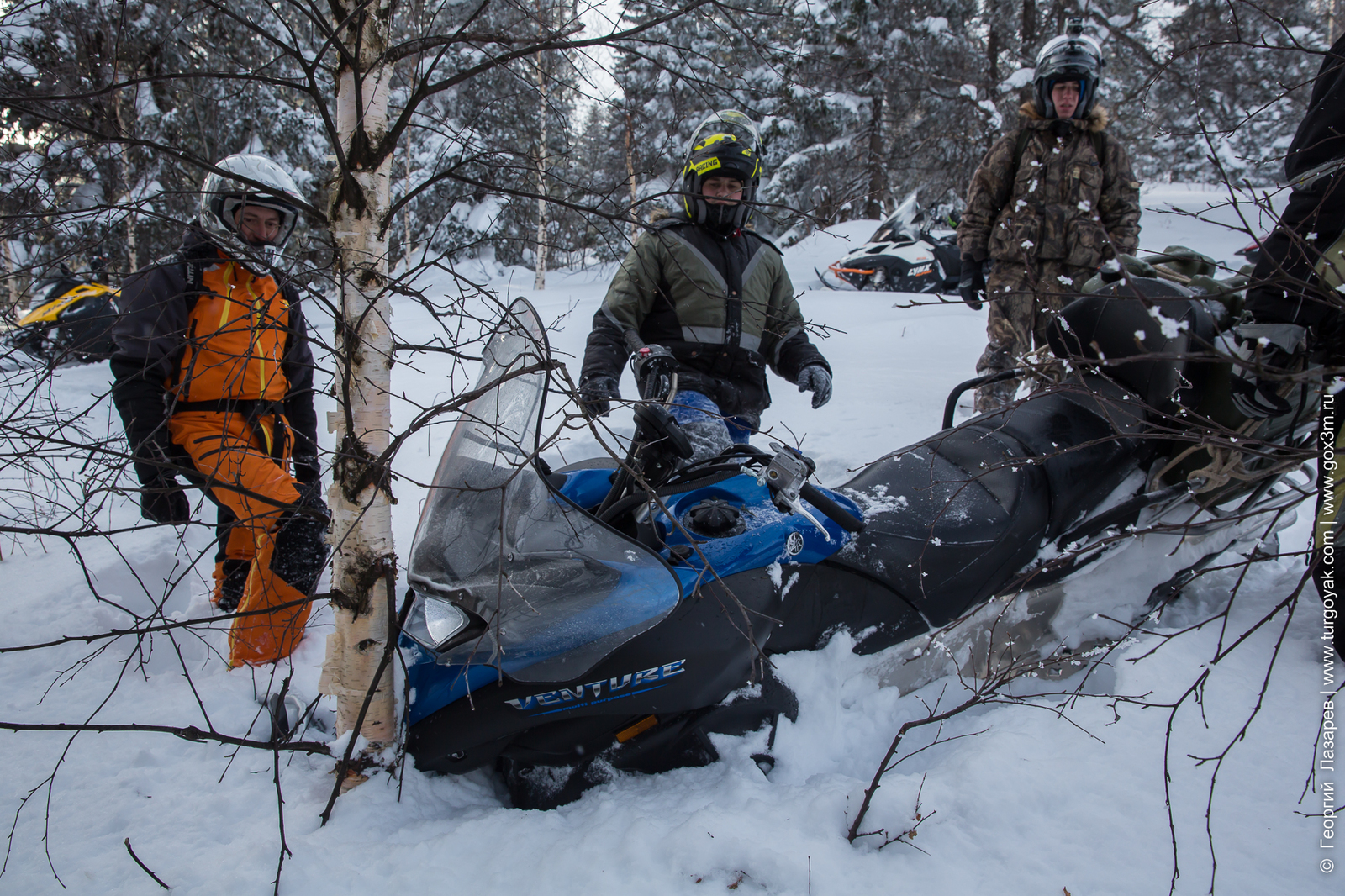 Here is such a job - a snowmobile guide - 4Photo post. For those who want to downvote, first comment) - My, , Snowmobile, , Longpost