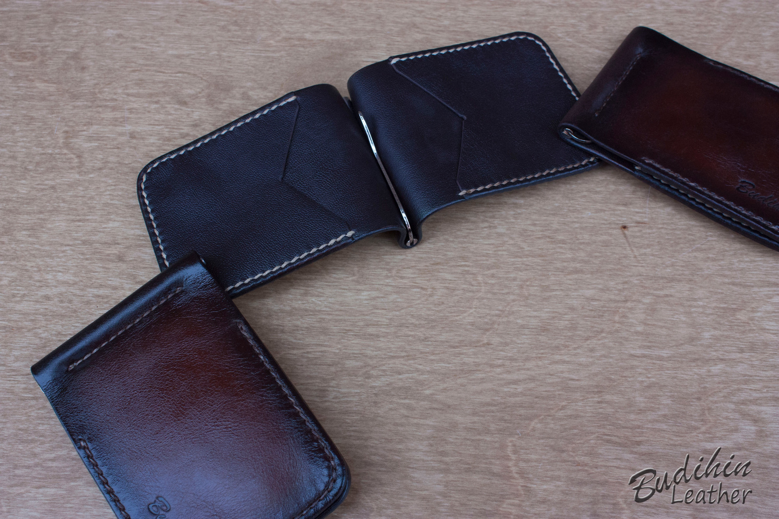 Clip for banknotes MK 1 - My, Handmade, With your own hands, Leather, Money clip, Master Class, Longpost