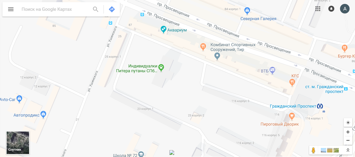 Google started advertising brothels! - Cultural capital, Brothel, Google maps, Saint Petersburg