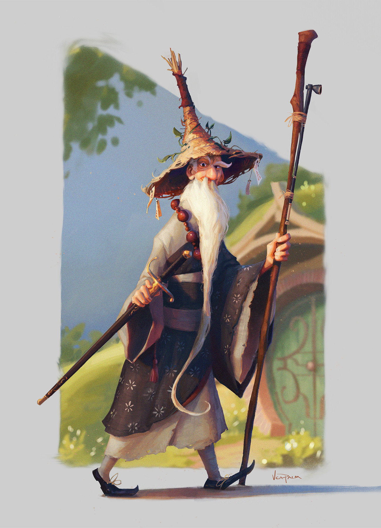 Gandalf - Арт, Рисунок, Гэндальф, Толкин, Vanessa Palmer