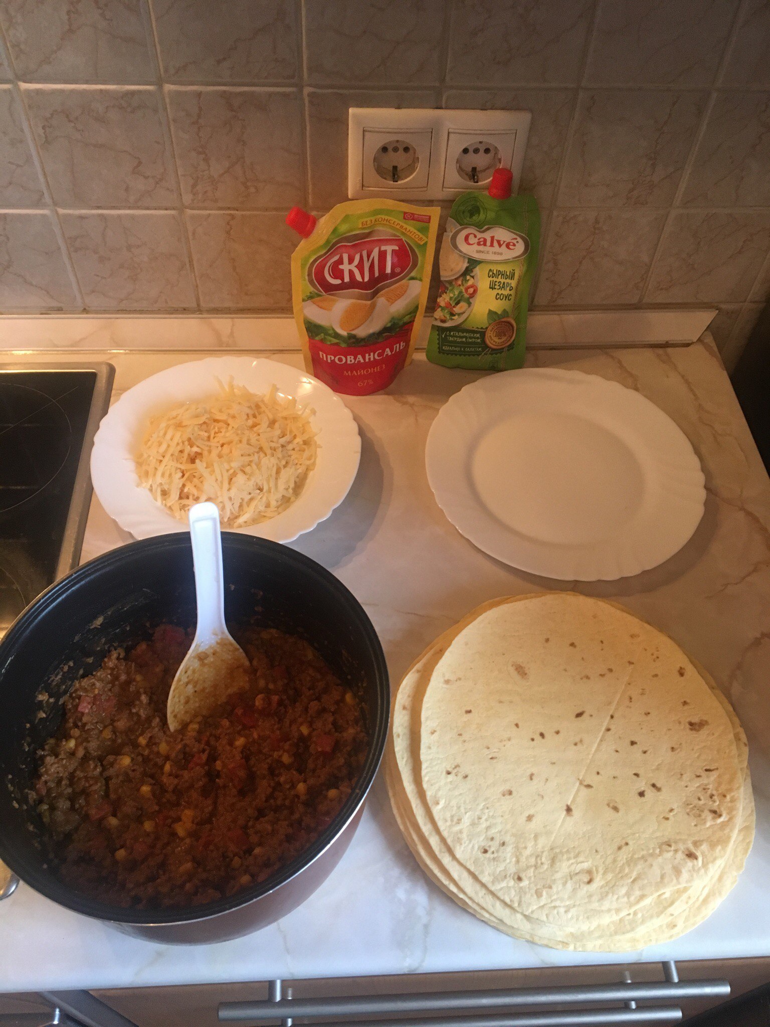 cooking burrito - My, Burrito, Cooking, Mat, Longpost, cat, Text, Images, Preparation