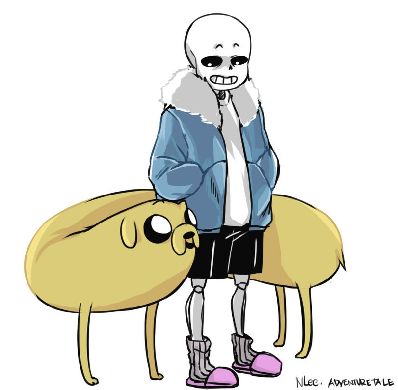 Adventure Time in the world of Undertale - Undertale, Adventure Time, Crossover, Alltogether, Longpost