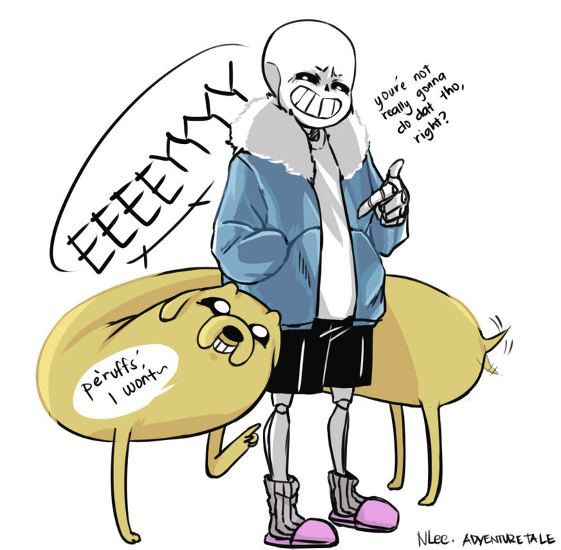 Adventure Time in the world of Undertale - Undertale, Adventure Time, Crossover, Alltogether, Longpost