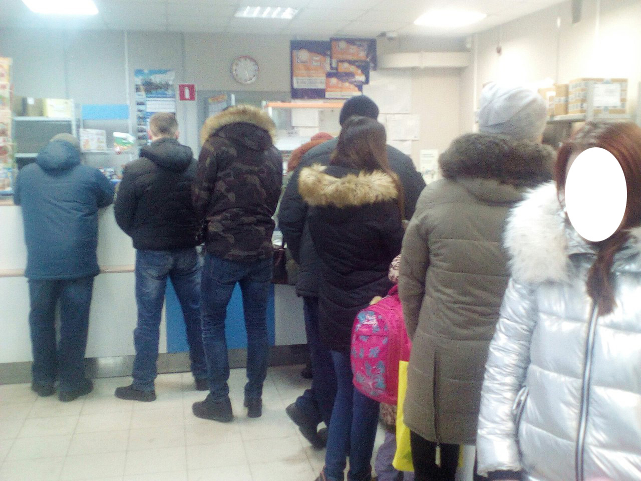 Post office. It was 2018. Lines and one window. (163016) - My, Post office, Queue, Longpost