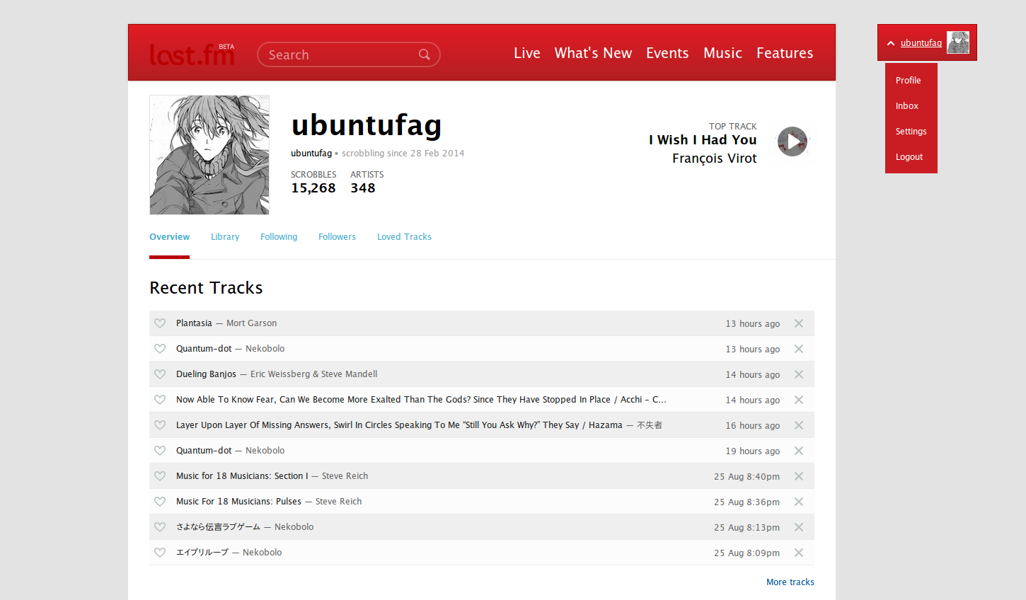 New design of old projects - Lastfm, Design, Web design, Feces