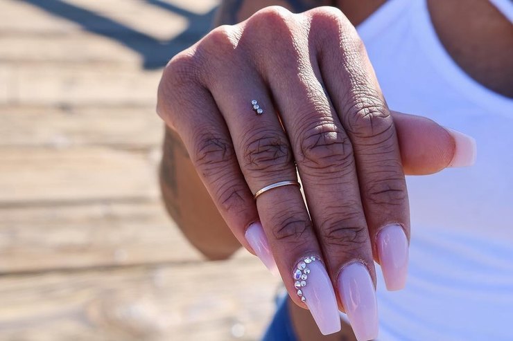 Finger piercing - a new way to wear diamonds ;) - Piercing, Fashion, Longpost