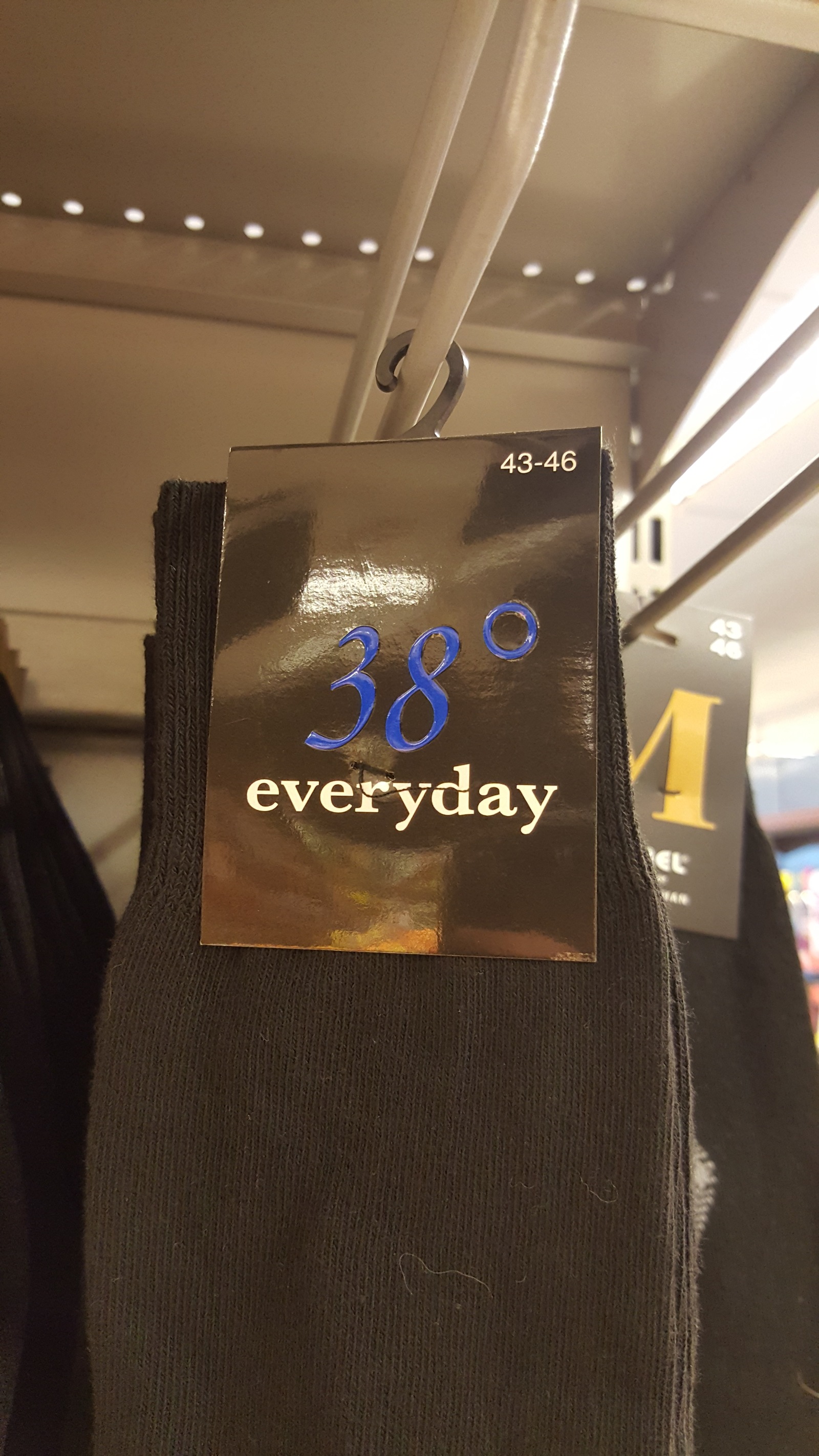 38 degrees every day - My, Socks, , Every day, Advertising, Tag