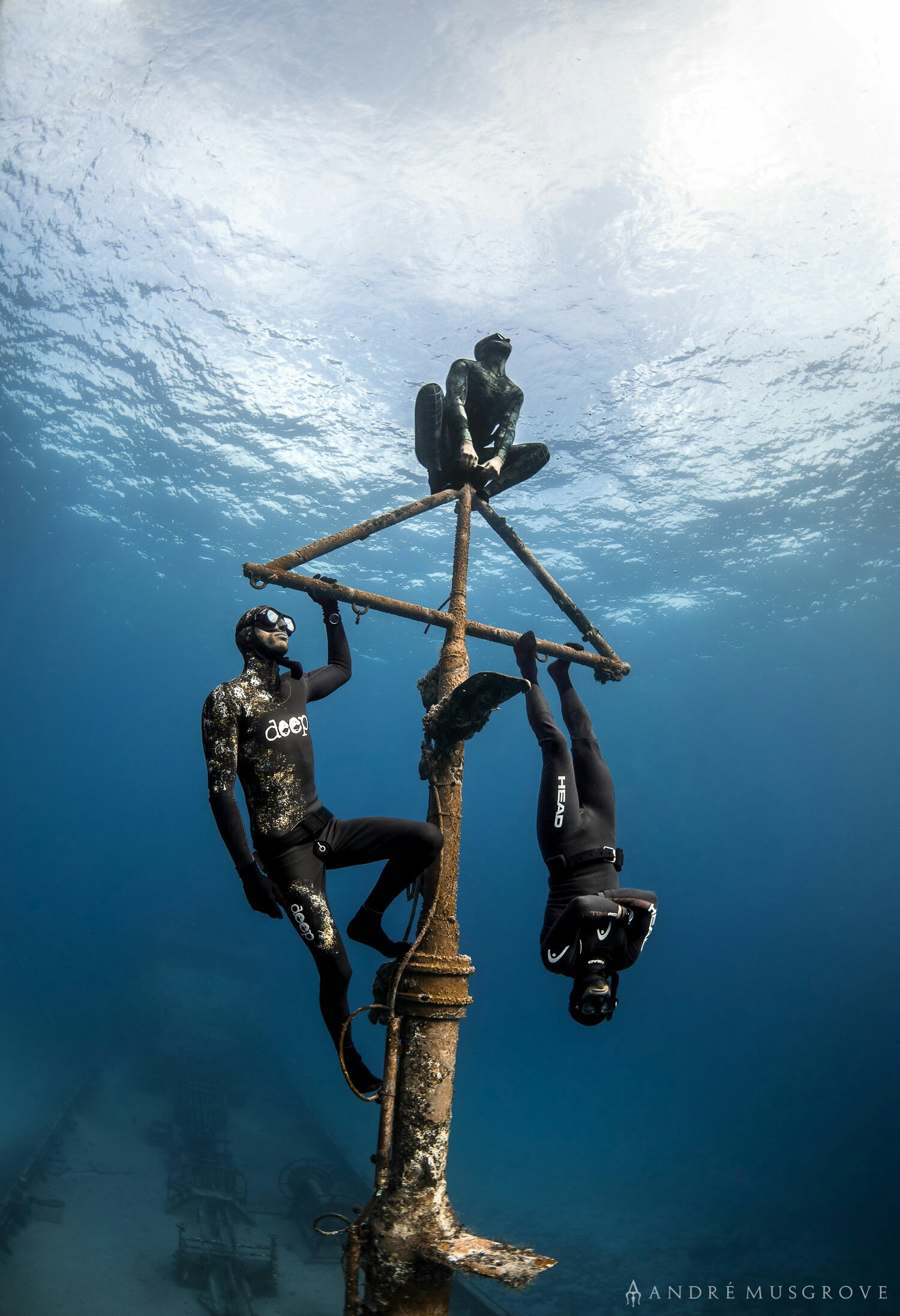 Photo idea for an unusual horror film. - Freediving, Diving, Phobia, Longpost