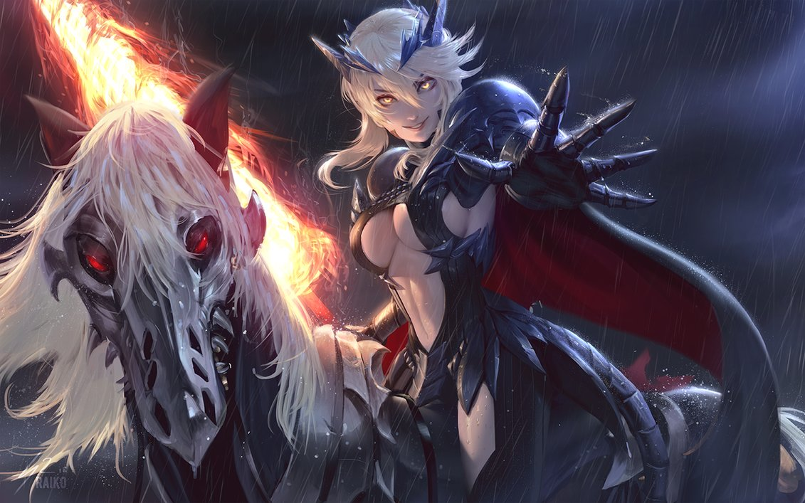 Lancer Alter - Anime art, Fate, Artoria pendragon lancer alter, Raikoart