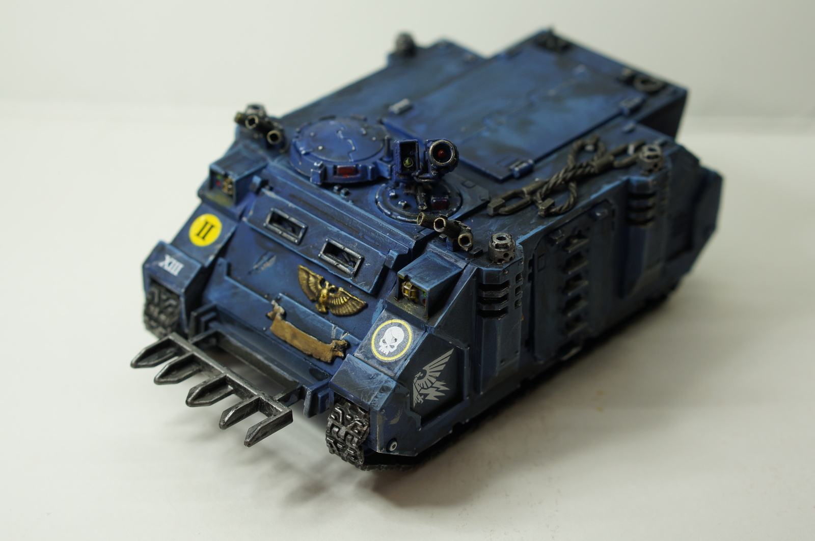 My first Razorback - My, Painting miniatures, Board games, Warhammer 40k, Airbrush, Longpost, The photo