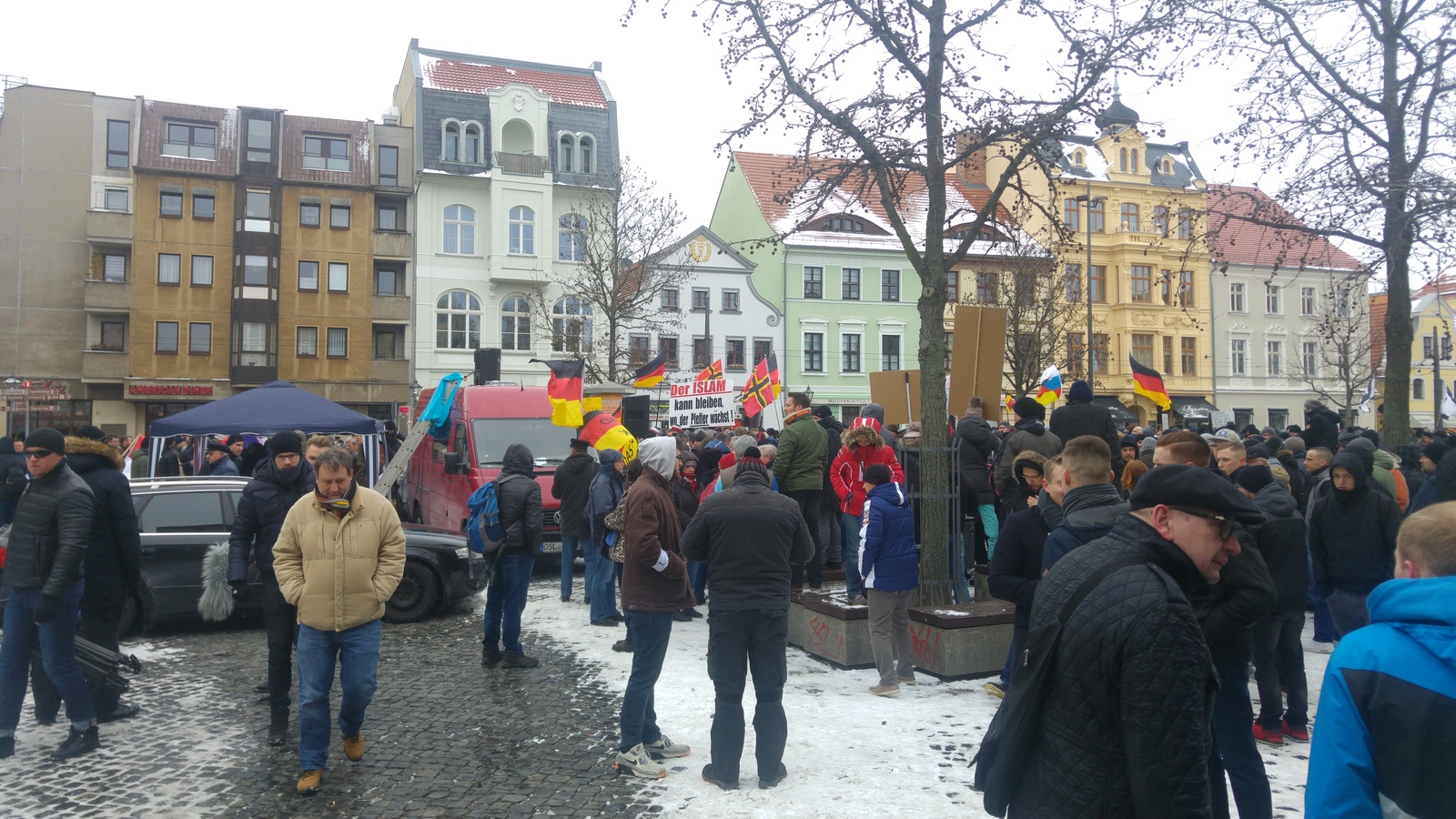 Demonstrations in Germany - My, Politics, Germany, Angela Merkel, GDR, Demonstration, Refugees, Longpost