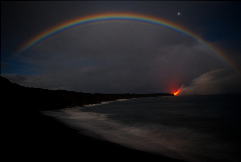 moon rainbow - , beauty, Video, Longpost