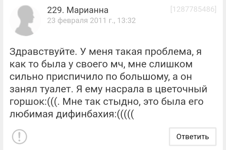 Весёлые истории журнал расскажет наш - Неприятно, Скриншот, Цветочный горшок