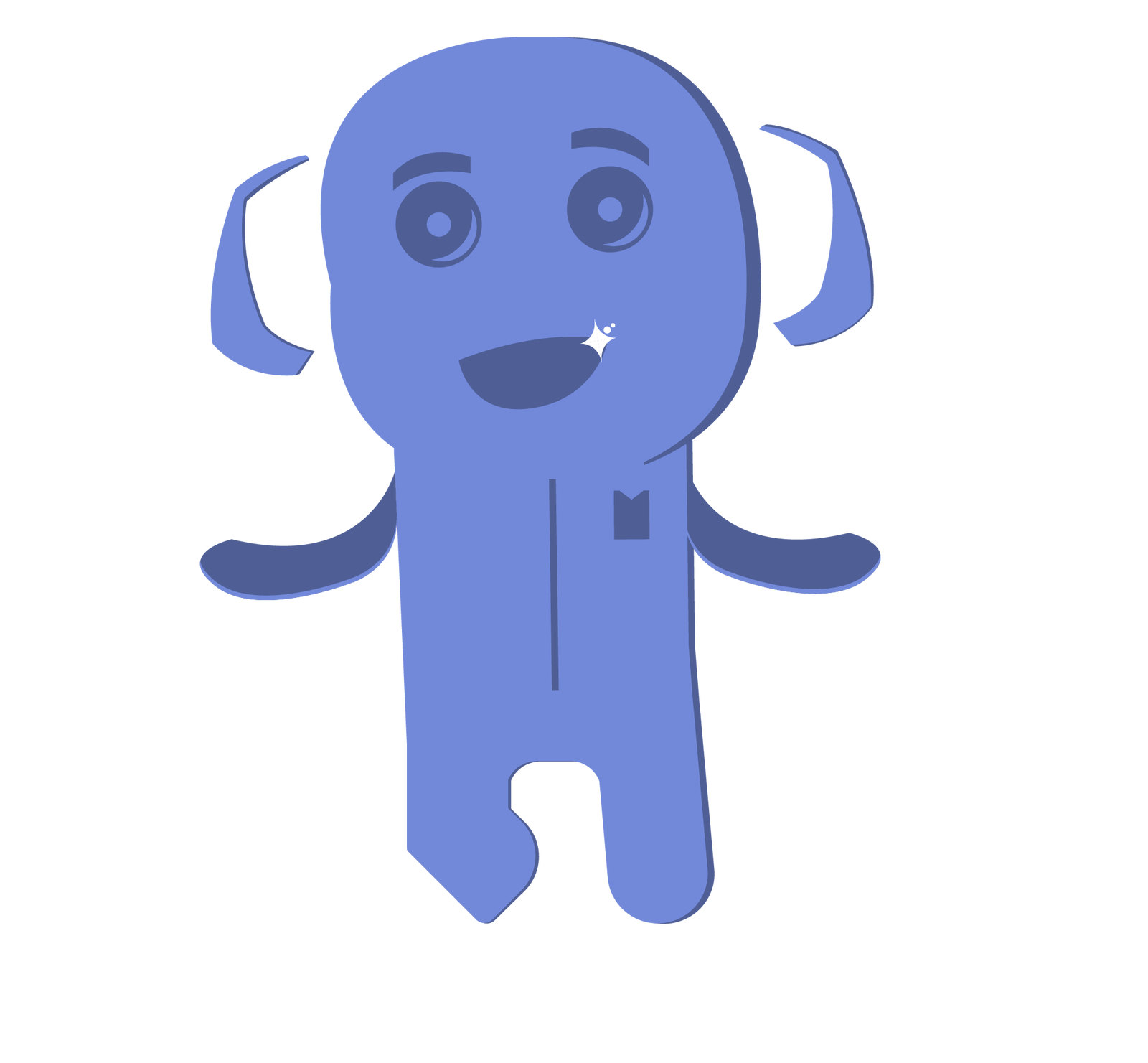 Discord style mascot - Cookie, Discord, My, Vector graphics