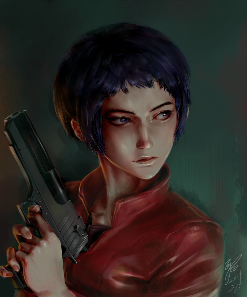 Kusanagi Motoko - Anime Art, Аниме, Призрак в доспехах, Kusanagi Motoko, Minomiyabi