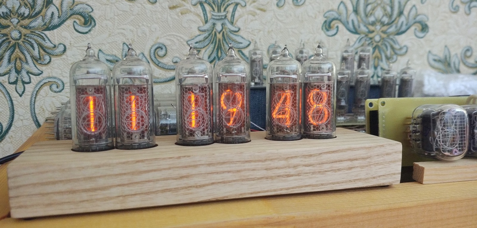 Моя коллекция ламповых часов + опрос - Моё, Ламповые часы, Никси, Nixie clock, Лампа, Ин-14