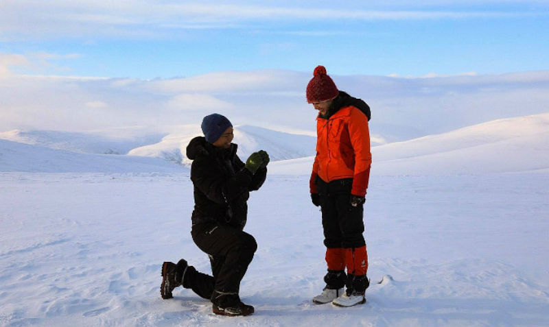 Frost, breeze and 670 meters above sea level. Singaporean in Yamal proposed to his beloved - news, Yamal, Yamalo-Nenets, YaNAO, Sentence, Singapore, Longpost