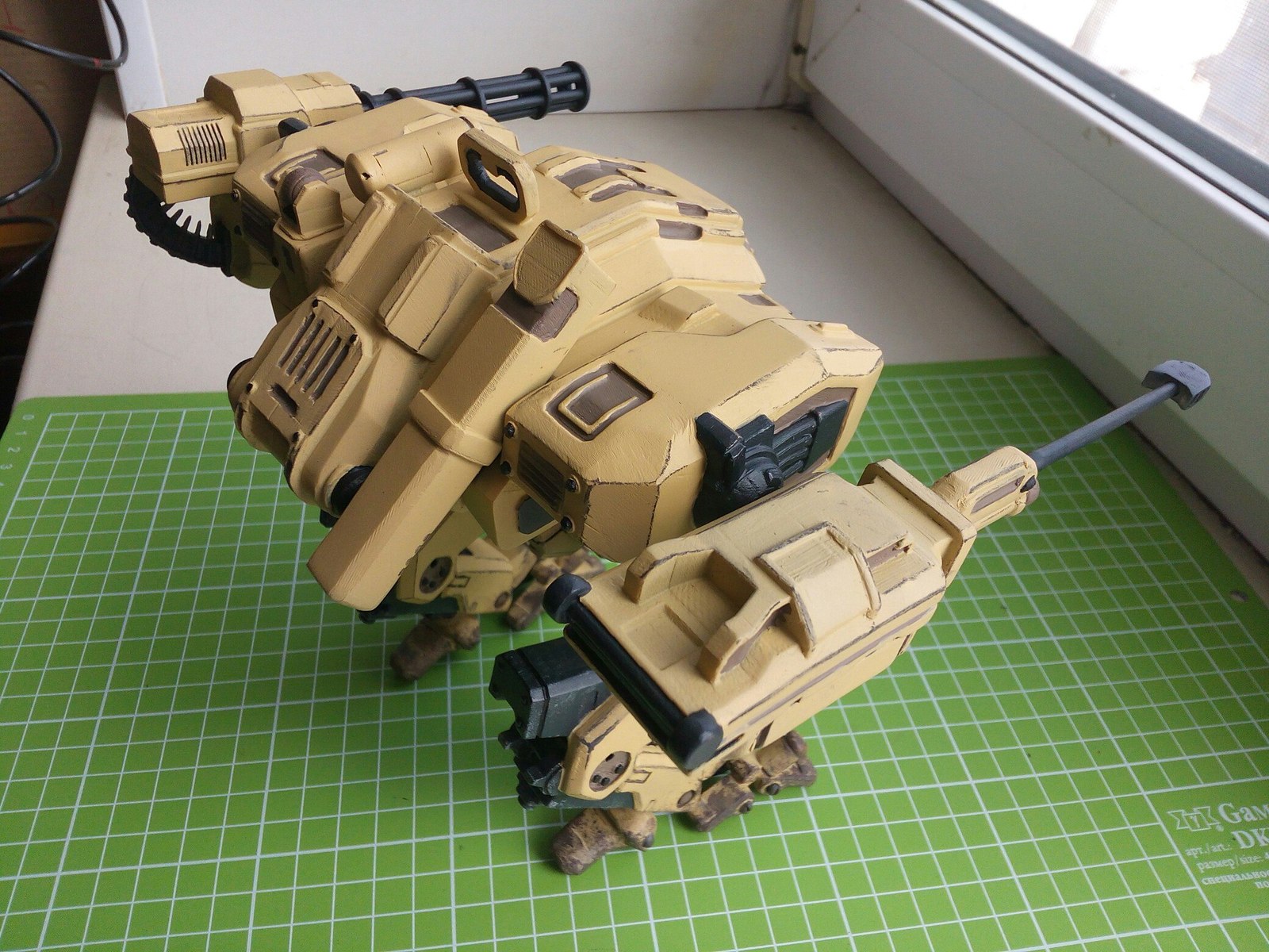 Medium Combat Mech SPWP-170 The Fiddler - My, 3D printer, Mech, Mechwarrior, Longpost, Fur