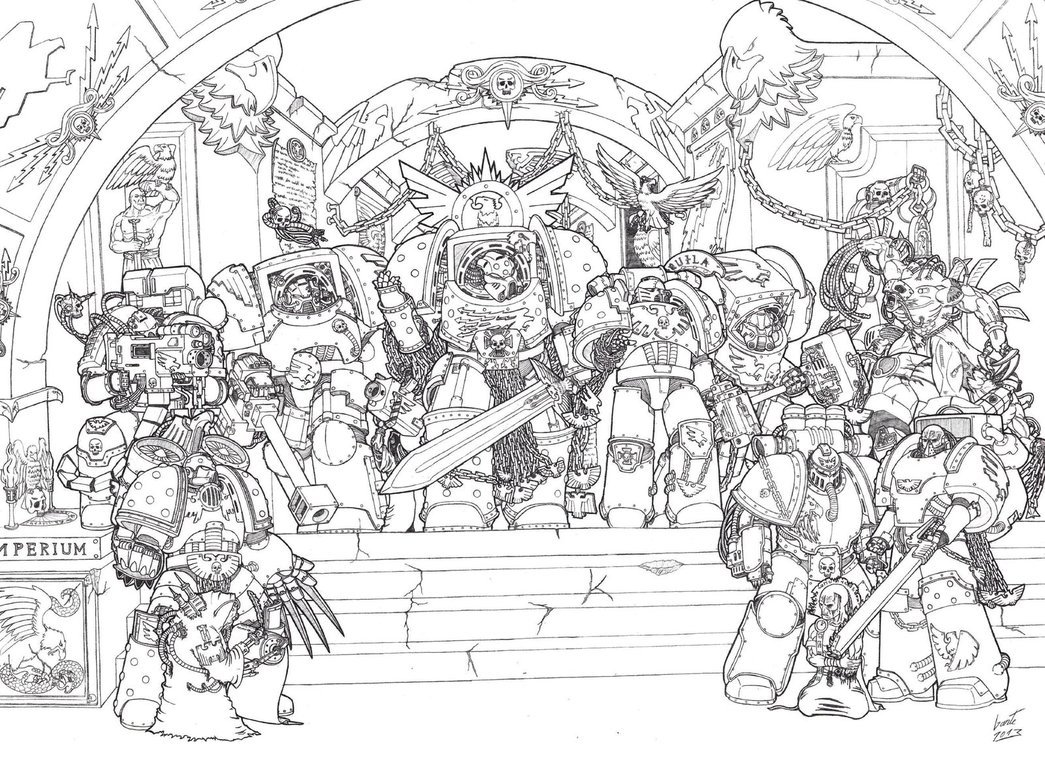 Схола Астартес - Warhammer 40k, Adeptus Astartes, Wh Art