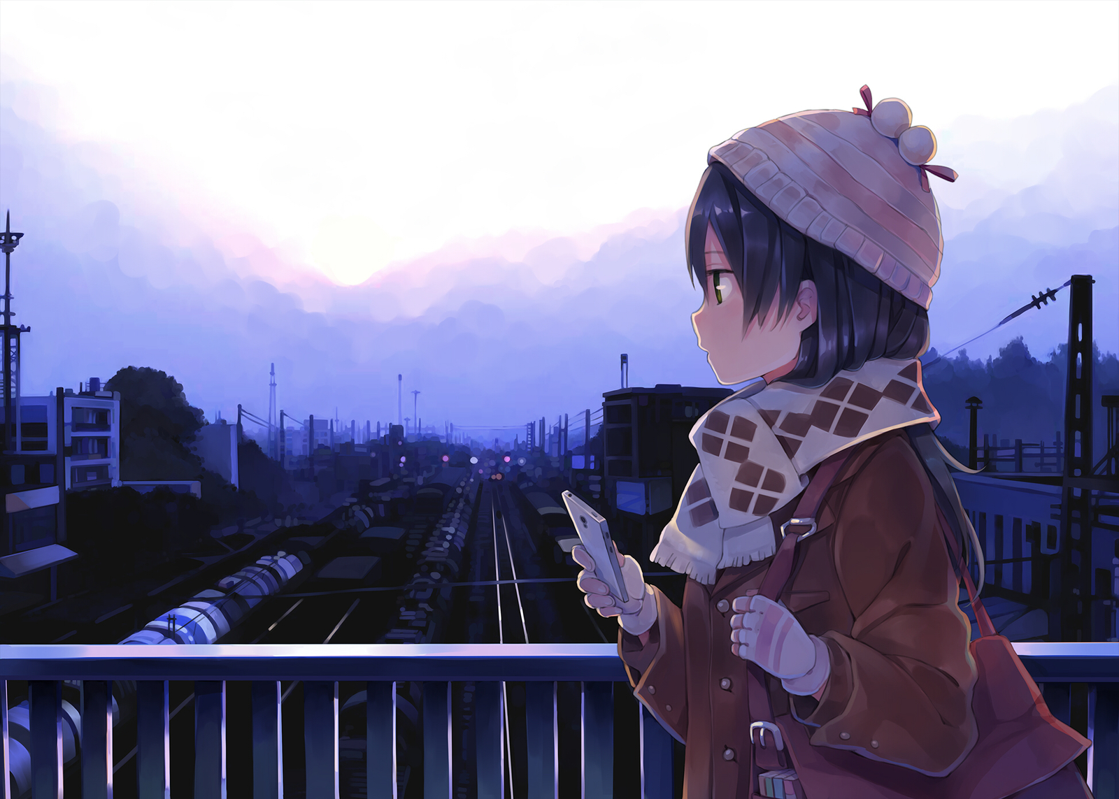 Winter - Anime art, Art, Anime original, Touhou, Pixiv, Longpost