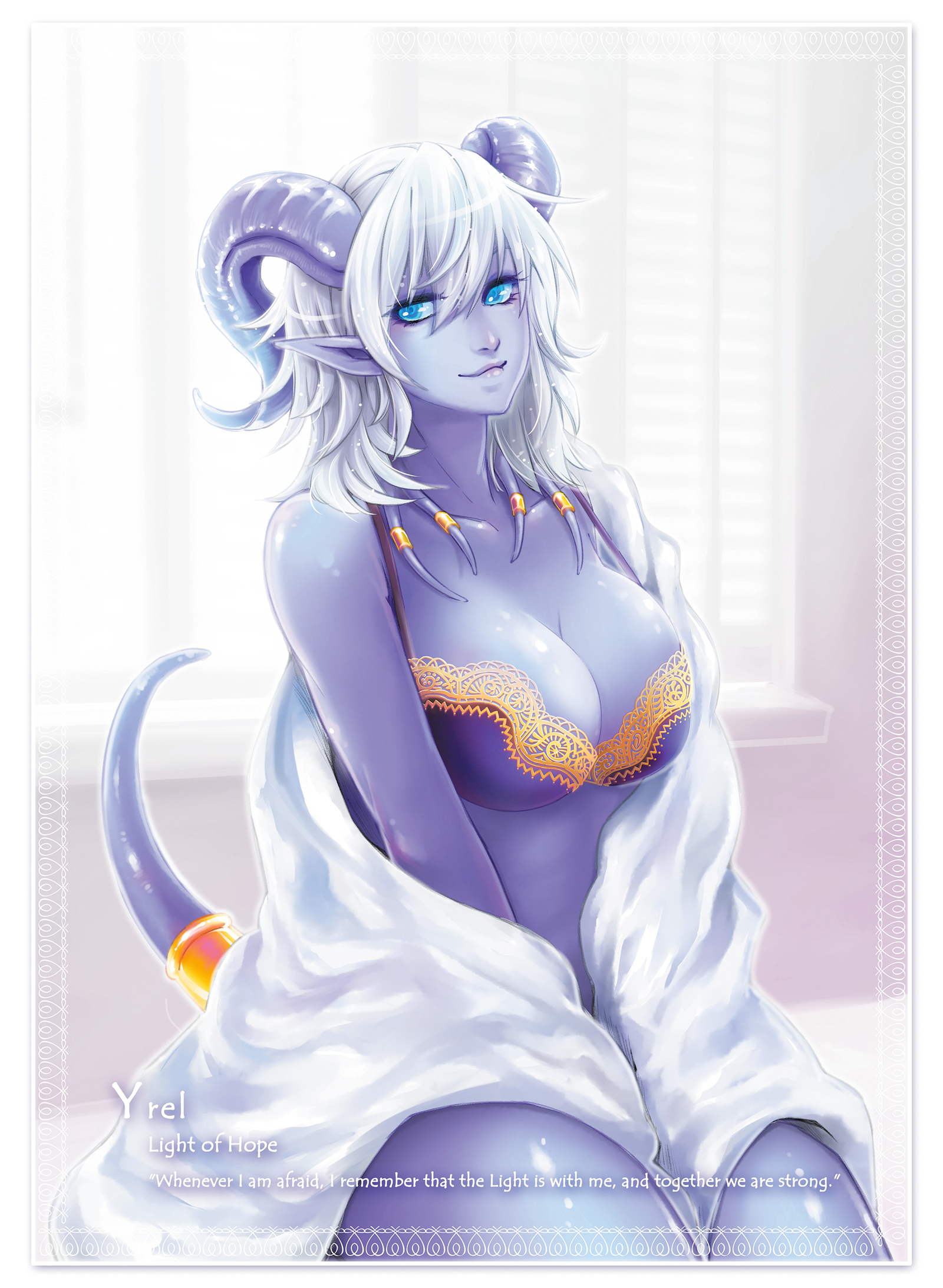 Good morning - Wow, World of warcraft, Warcraft, Draenei, Art, Not button accordion