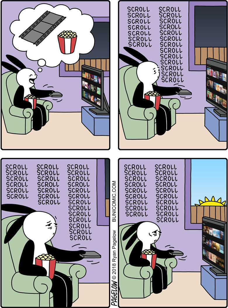 When too much choice is bad - Buni, Pagelow, Choice, Comics