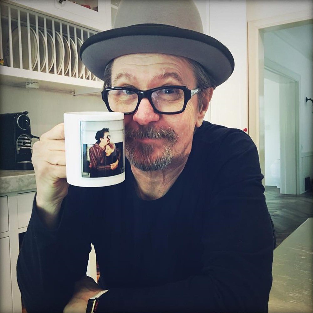 When mom is always with you - Mum, Gary Oldman, Touching, Actors and actresses, Tea, , The photo