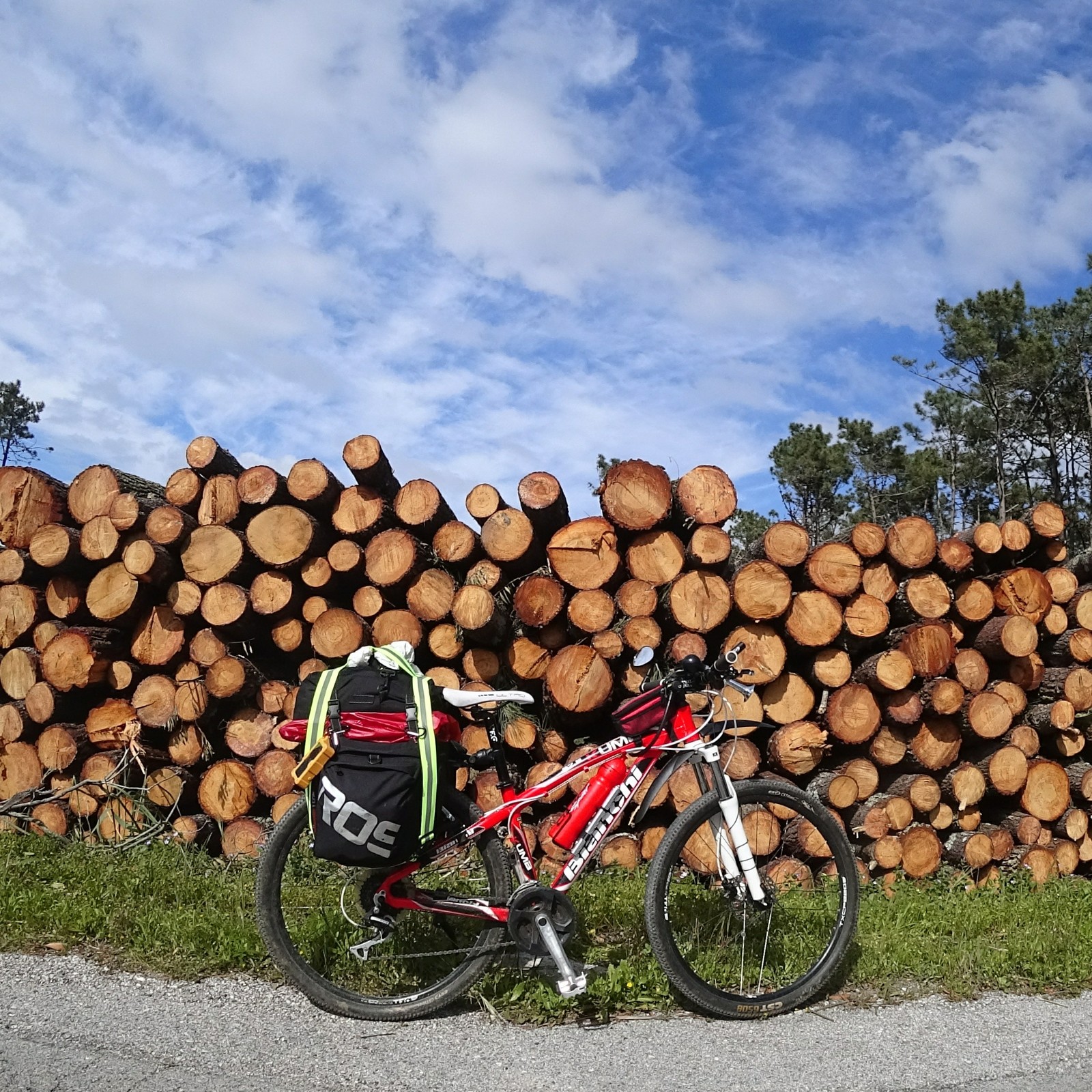 Somewhere by bike. - My, Portugal, Travels, Bike trip, Hike, Tent, Longpost