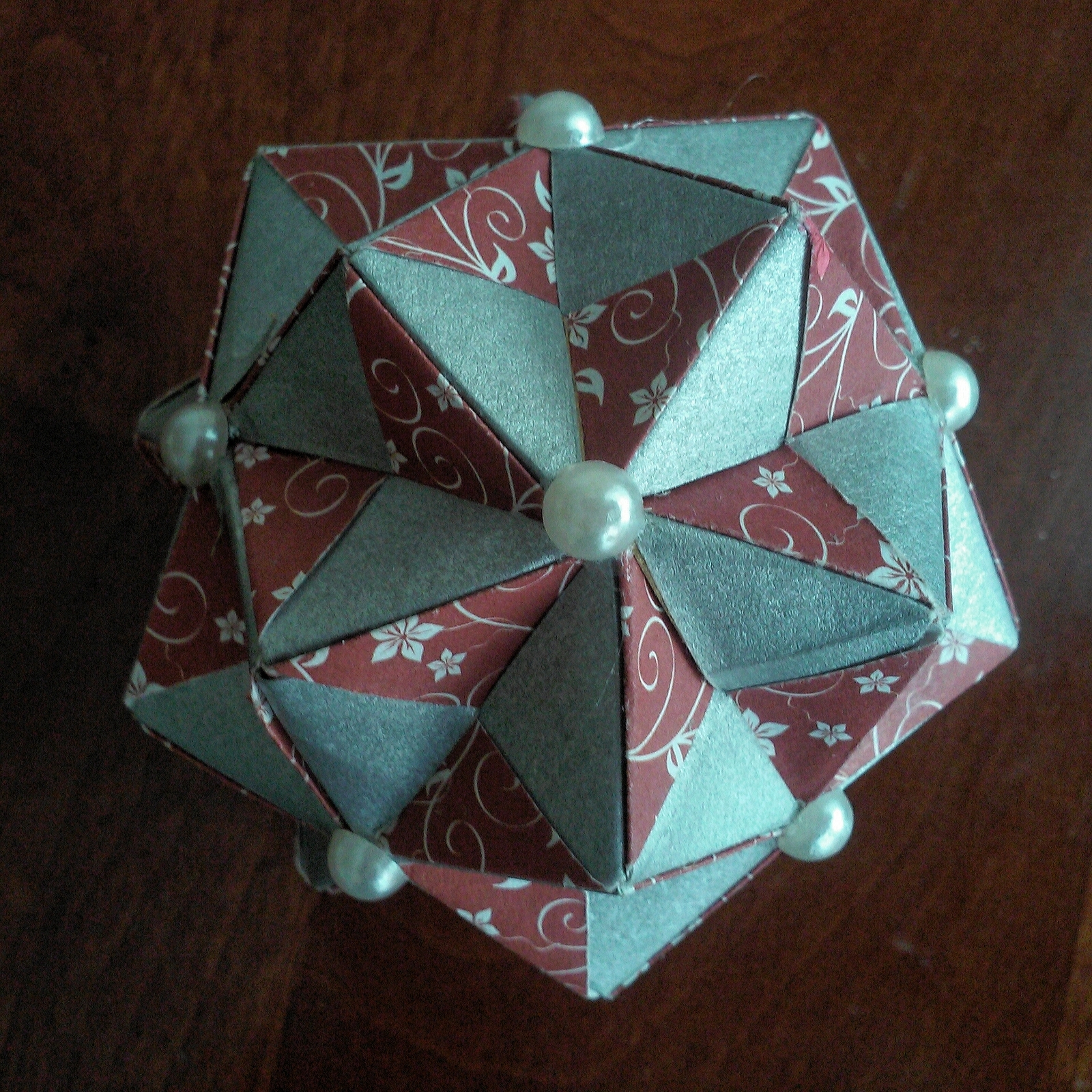 My little kusudamas. (one of the first) - , Modular origami, Kusudama, My, Longpost