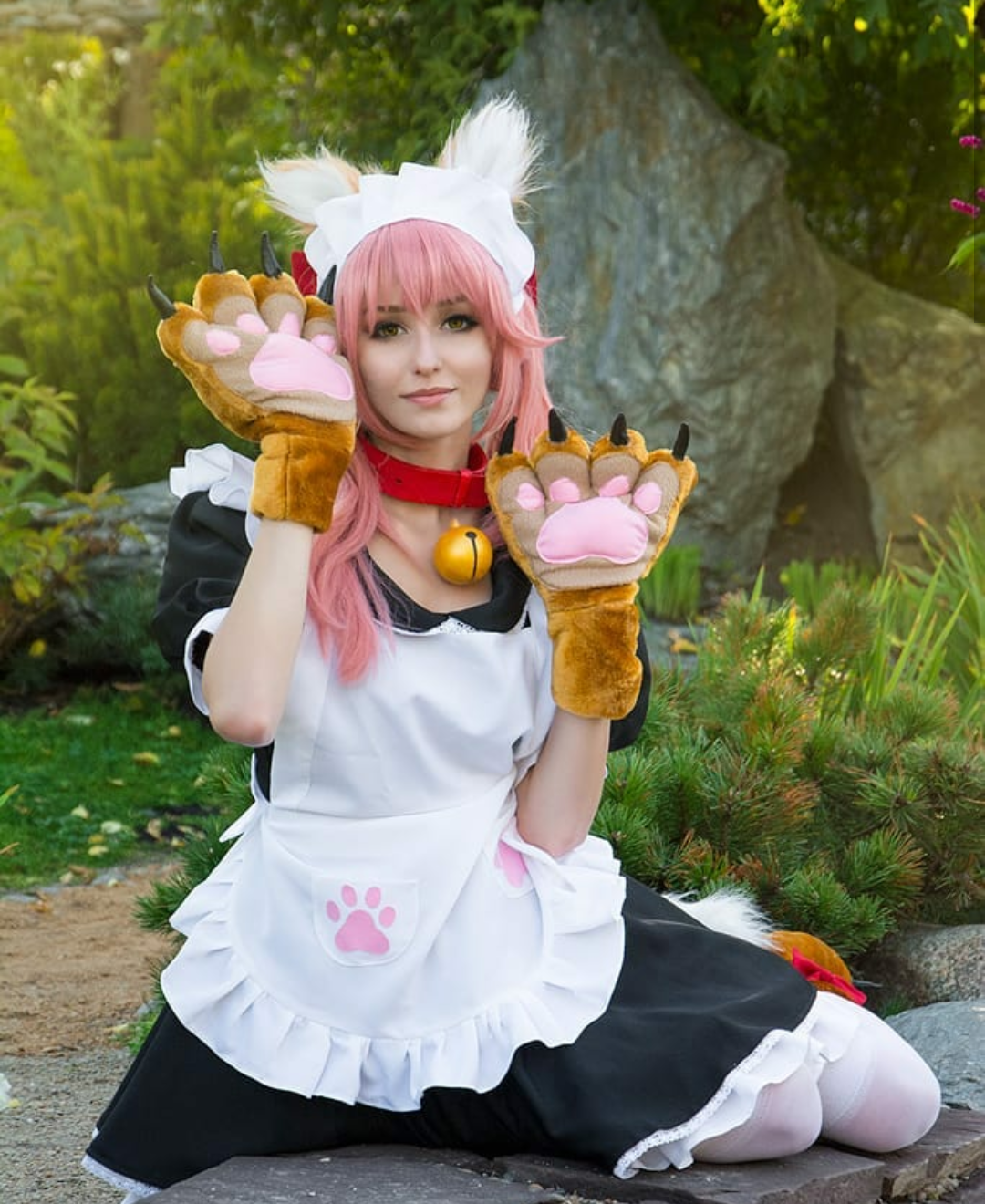 Girls and ears) - Girls, Cosplay, Tamamo no mae, , Longpost