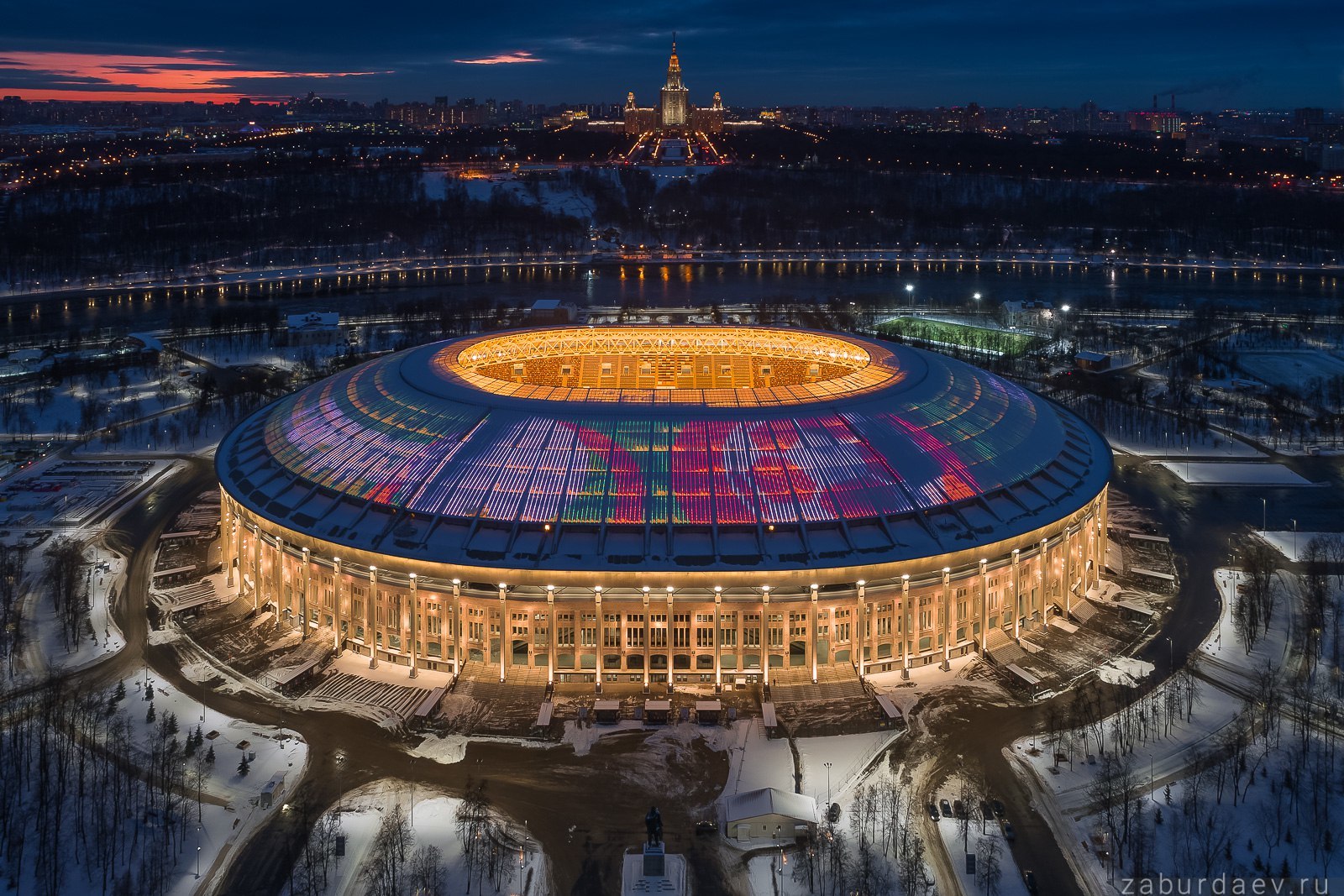 Luzhniki Stadium - , Luzhniki, Moscow, Quadcopter, The photo, Longpost