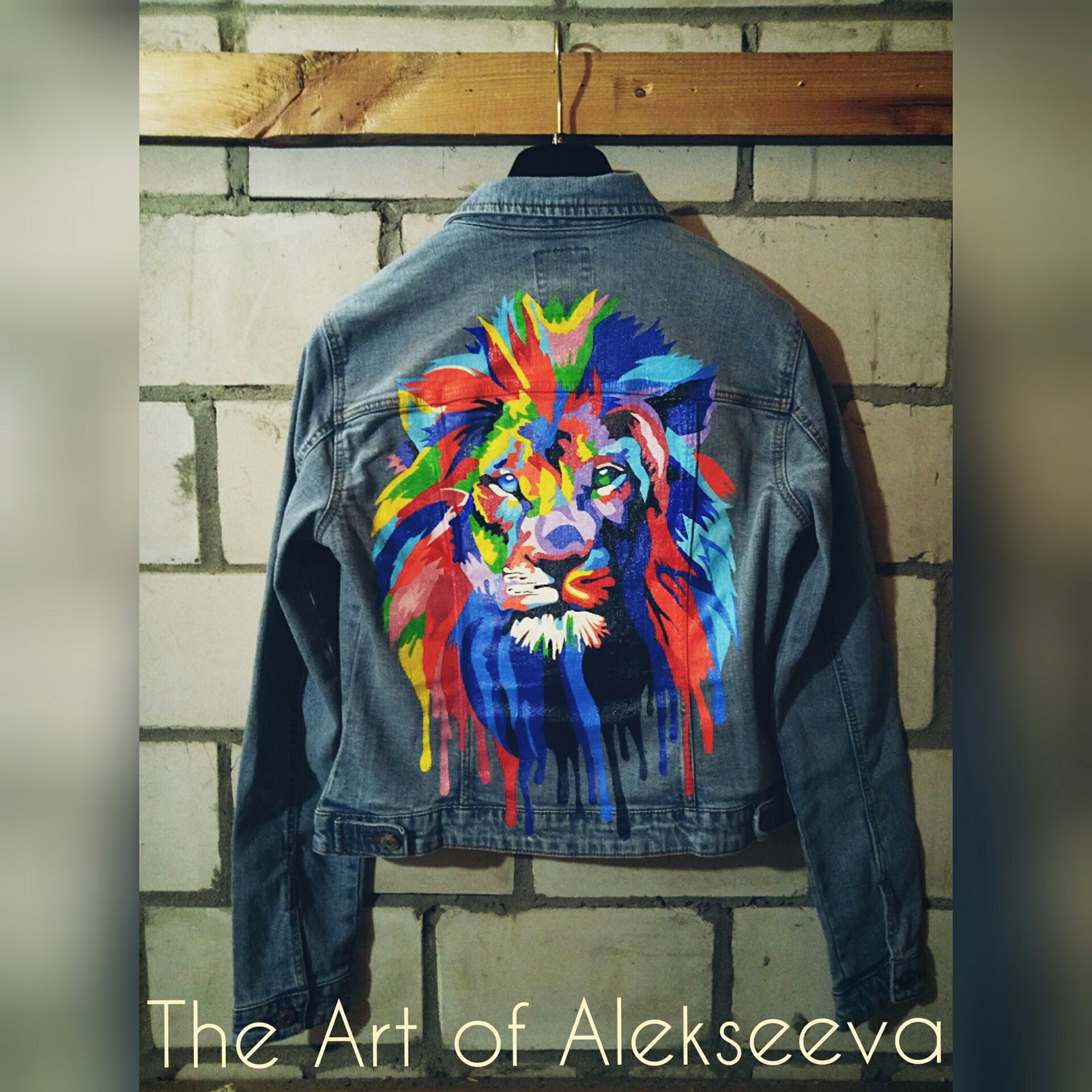 Painted jeans - My, Painting, Painting on fabric, My, Creation, Art, Art, Drawing, cat, Video, Longpost