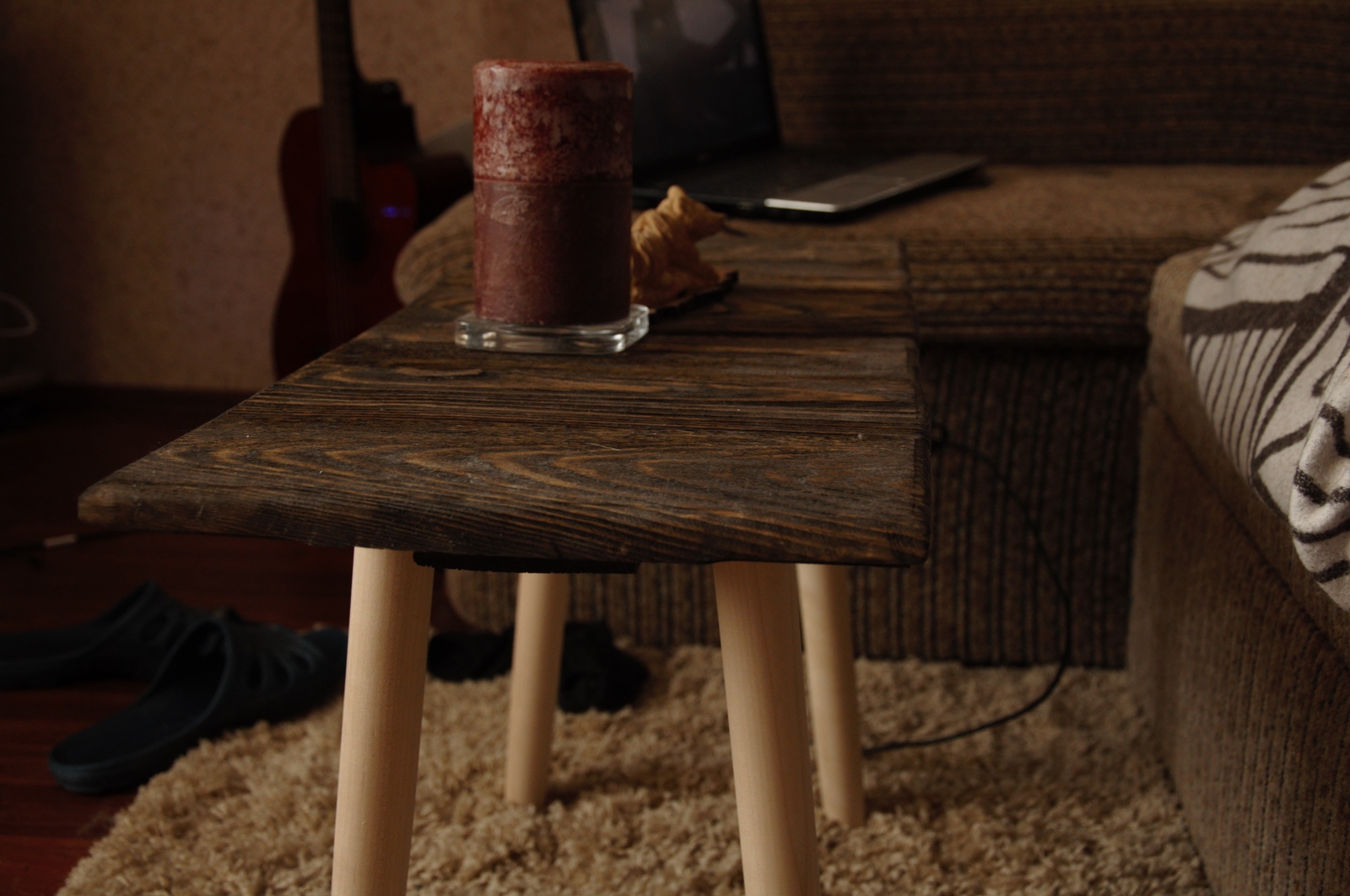 How I Handcrafted a Coffee Table - My, , Tree, Carpenter, Crooked hands, Coffee table, Longpost