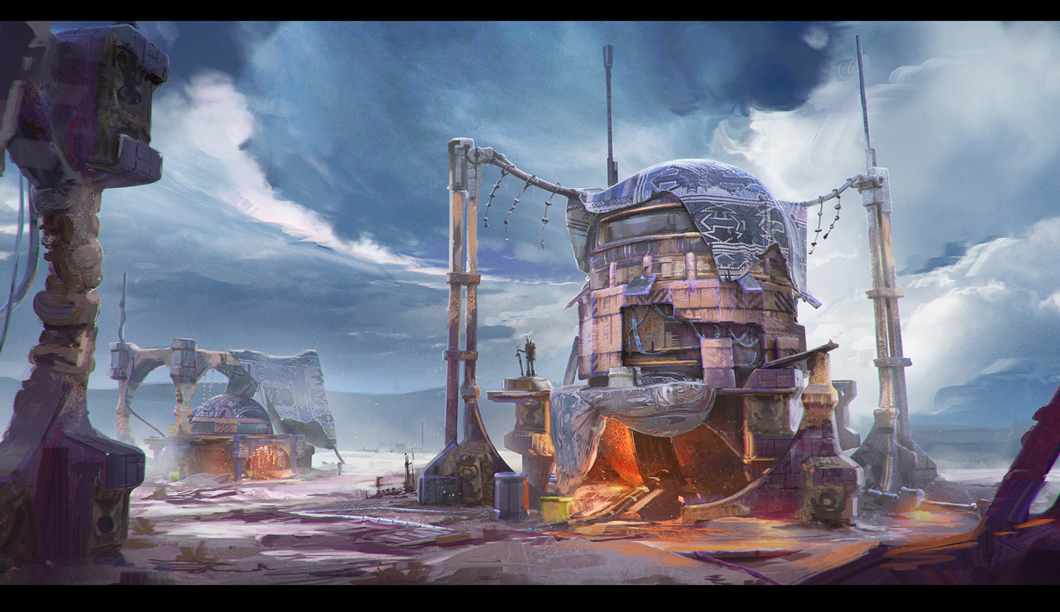 Settlers' houses. - My, Longpost, Architecture, Fantasy, Sci-Fi