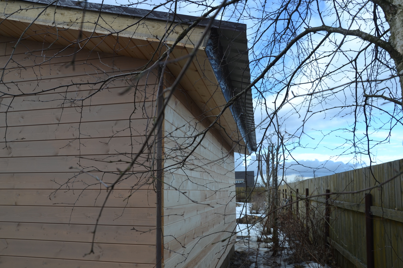 The birds began to sing songs ... - My, Facing, House cladding, Imitation, Siding, Wall cladding, Building, Finishing, Longpost